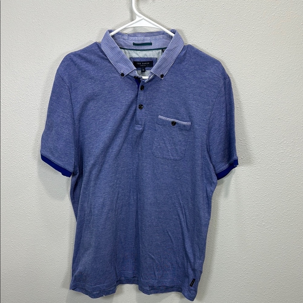 Ted Baker Blue‎ Polo Shirt Classic Design